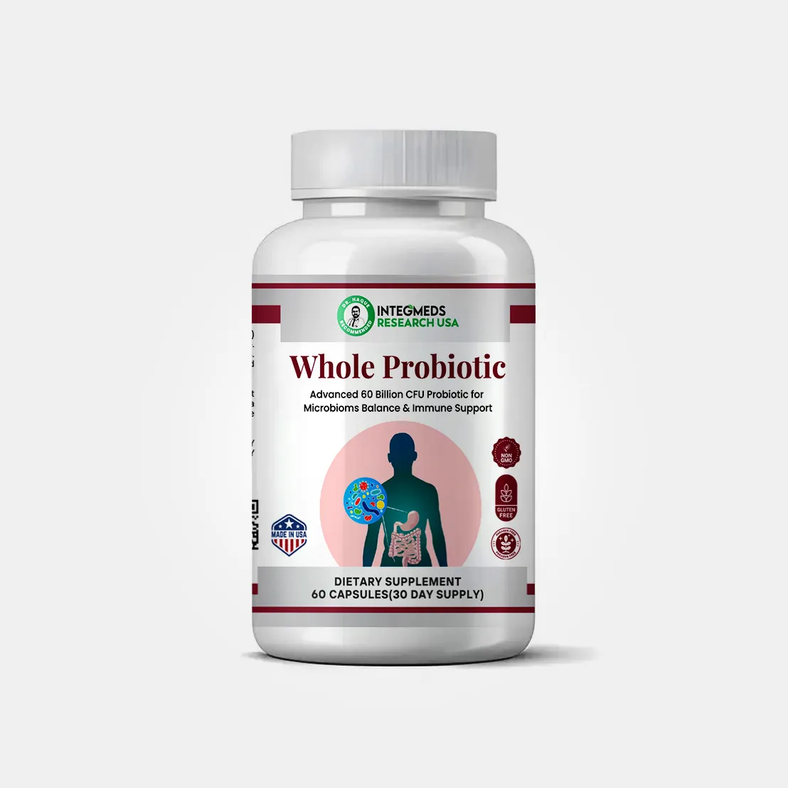 Integmeds Whole Probiotics 60 Capsules