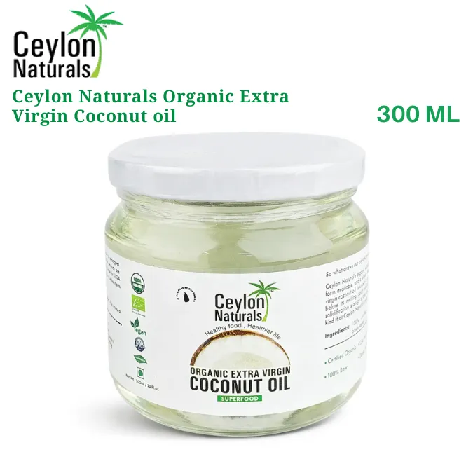 Ceylon Naturals Organic Extra Virgin Coconut Oil 300ml