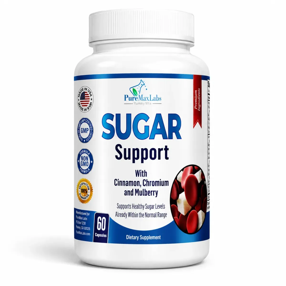Pure Max Labs Sugar Support – 60 capsules