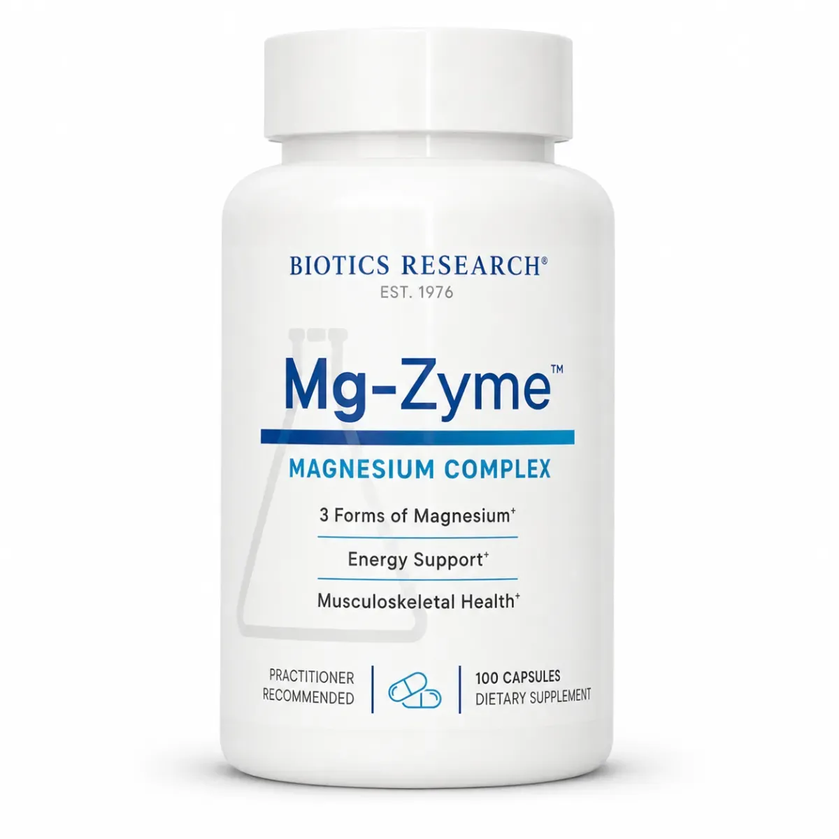 Biotics Research Mg-Zyme™ Triple Magnesium Complex 100 mg- Magnesium Glycinate, Gluconate, Aspartate Chelated Supplement, High Absorption, Support Sleep, Energy, Cardiovascular Health–100 Capsules