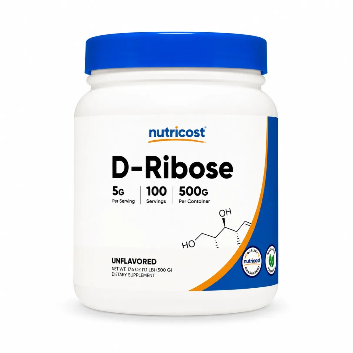 Nutricost D-Ribose Powder 250 Gm