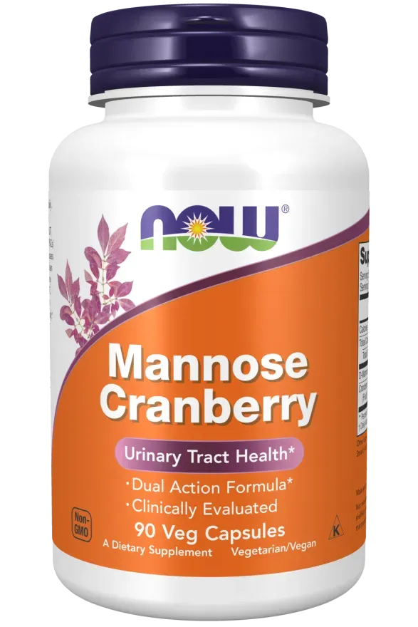 Now Mannose Cranberry Veg Capsules 90 Veg Capsules